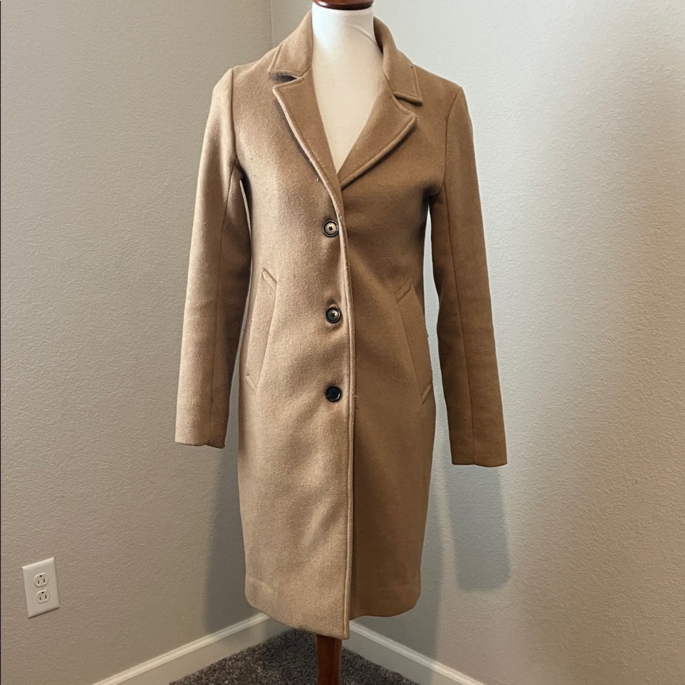 Abercrombie & Fitch Wool Blend Dad Coat
